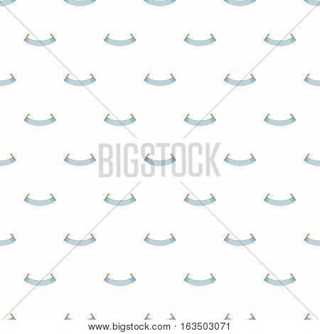 Two handled saw pattern. Cartoon illustration of two handled saw vector pattern for web