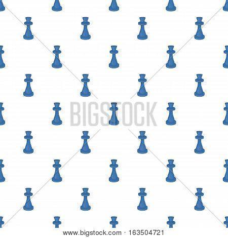 Chess king pattern. Cartoon illustration of chess king vector pattern for web