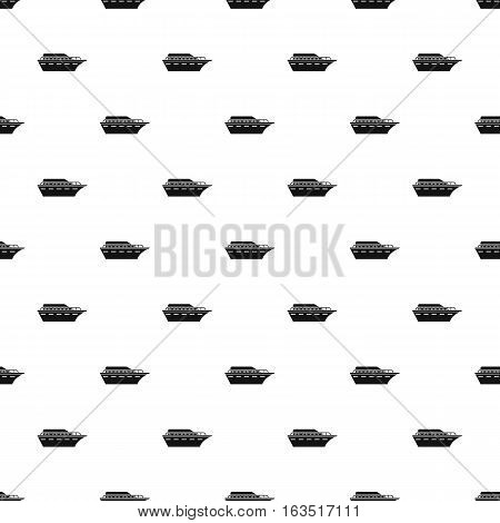 Powerboat pattern. Simple illustration of powerboat vector pattern for web