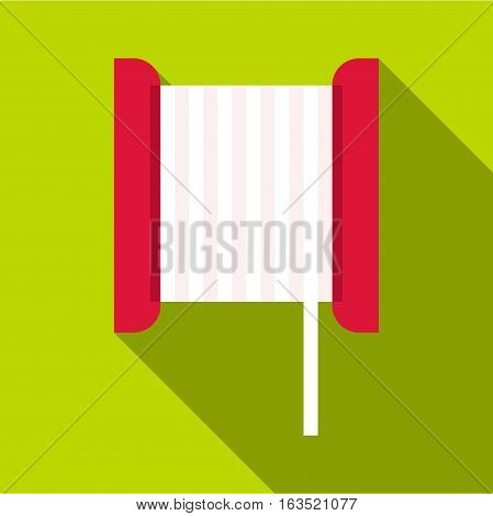Bobbin icon. Flat illustration of bobbin vector icon for web