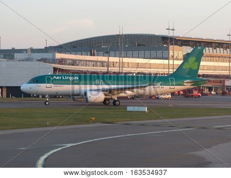 Airbus A320 In Luton Airport