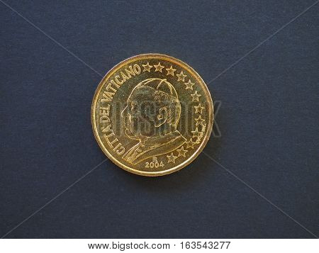 Pope John Paul Ii 50 Cents Coin