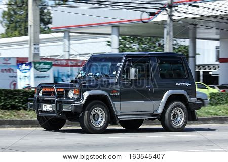Old Mitsubishi Pajero Suv Car