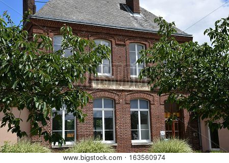 Sahurs France - june 22 2016 : the girl school