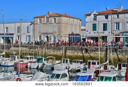 La Flotte France - september 25 2016 : the picturesque port