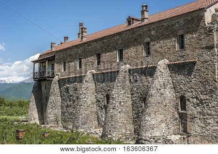 Georgia, Kakheti. Alaverdi - monastery and cathedral, officially the Cathedral of St. George in the Akhmeta region of Kakheti.