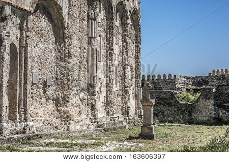 Georgia Kakheti. Alaverdi - monastery and cathedral officially the Cathedral of St. George in the Akhmeta region of Kakheti.