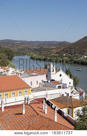 Europe Portugal Algarve Alcoutim Rio Guadiana