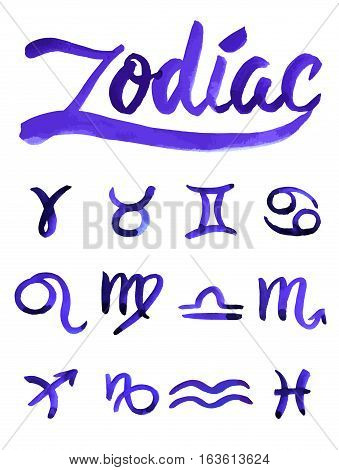 Zodiac Signs Set