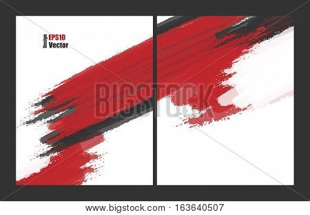 Vector brouchures bright grungy templates set. Elements for design. Magazine, annual reports vector templates. Eps10