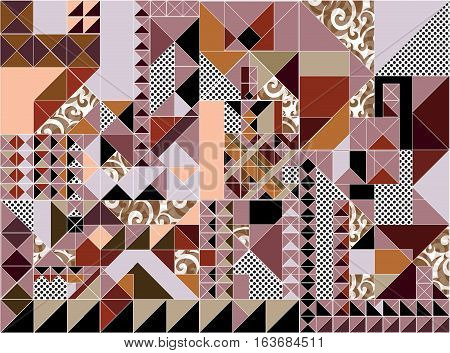 Abstract Pattern - Triangle and Square pattern