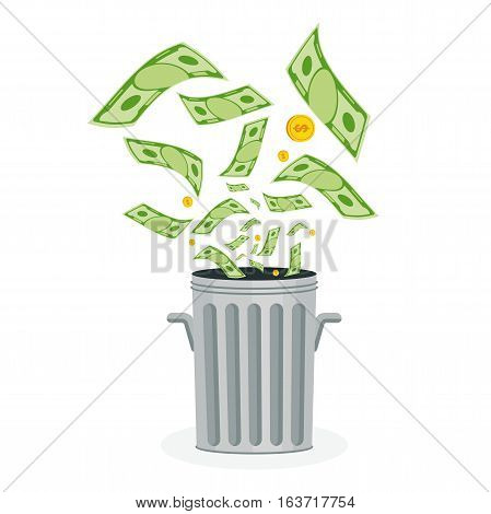 Money In Trash