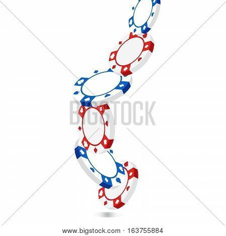 Falling Chips Vector