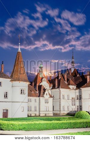 Schonborn Palace Near The City Of Mukacheve In The Zakarpattia Region, Ukraine