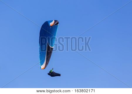 One Paragliding In The Sky