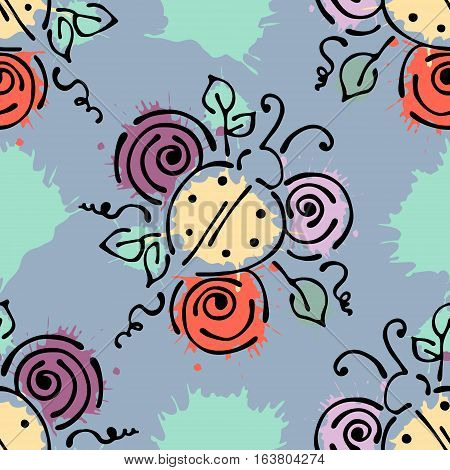 Vector Seamless Pattern, Graphic Illustration
