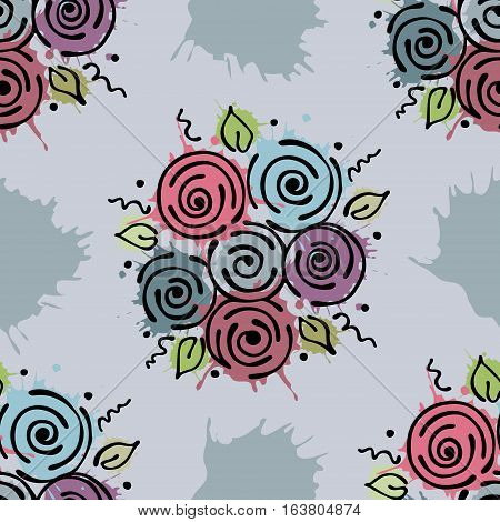 Vector Seamless Pattern, Graphic Illustration