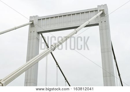 Elizabet bridge at Budapest Hungary over River Danube