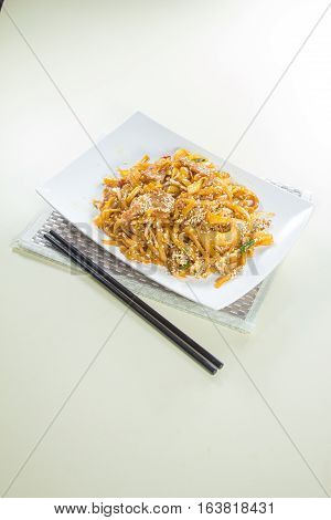 a chinese cuisine photo of fried noodles