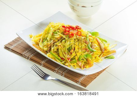 a chinese cuisine photo of fried noodles
