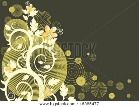 Vector Floral Background
