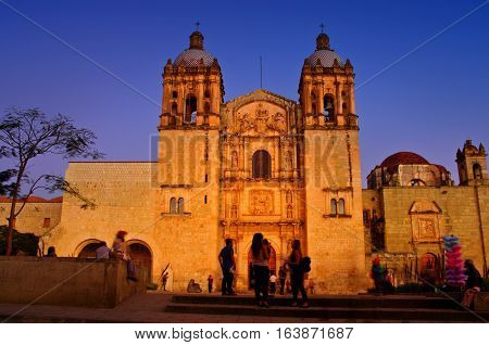 Church Of Santo Domingo De Guzman. Oaxaca, Mexico