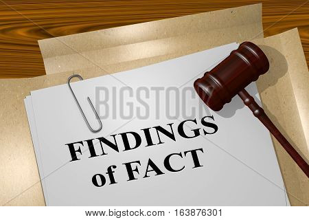 Findings Of Fact - Legal Concept