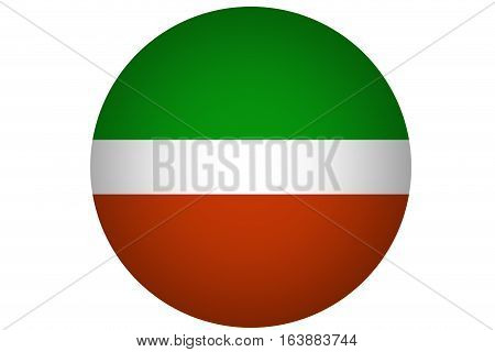Tatarstan flag illustration symbol. Tatarstan flag .