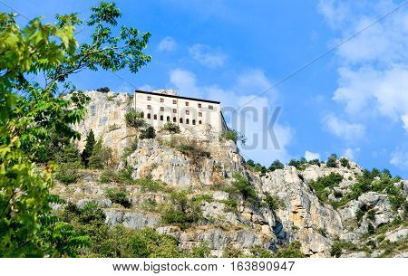 Italy Sulmona the St. Onofrio hermitage retreat of the Pope Celestino V