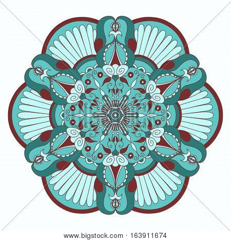 Flower Mandalas Vector Illustration