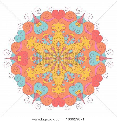 Flower Mandalas Vector Illustration