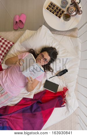 Desperate Spinster Lying In Bed