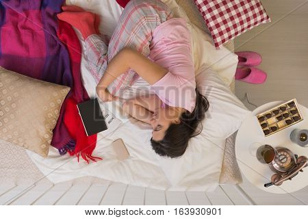 Woman Having Winter Depression