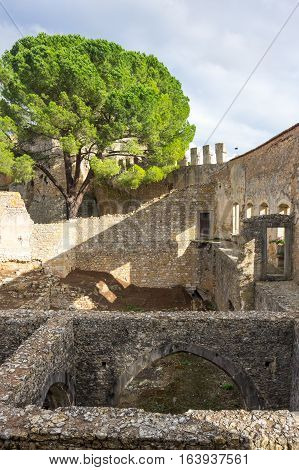 The Convent of Christ is a former Roman Catholic monastery in Tomar Portugal. The convent was founded by the Order of Poor Knights of the Temple (or Templar Knights) in 1118