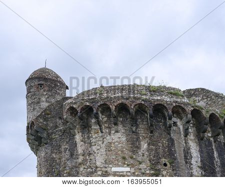 fortress of sarzanello located in Sarzana a little village near la spezia