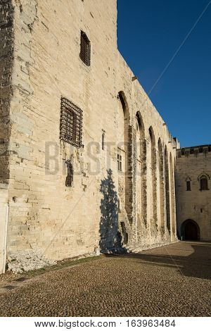 Palais des Papes in Avignon a UNESCO heritage site France