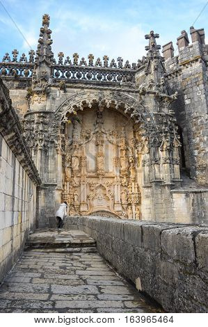 The Convent of Christ is a former Roman Catholic monastery in Tomar Portugal. The convent was founded by the Order of Poor Knights of the Temple (or Templar Knights) in 1118