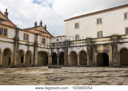 The Convent of Christ is a former Roman Catholic monastery in Tomar Portugal. The convent was founded by the Order of Poor Knights of the Temple (or Templar Knights) in 1118