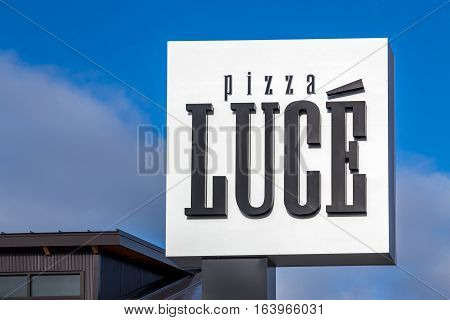 Pizza Luce Restaurant Exterior And Sign