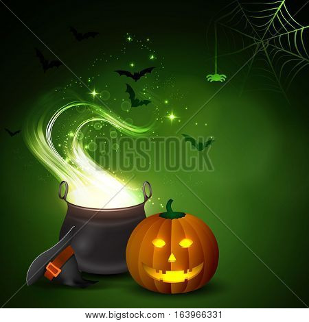 Pumpkin On A Bright Background.
