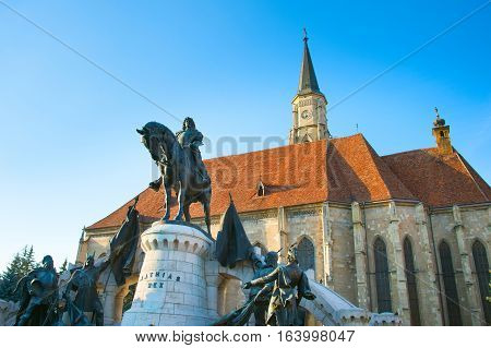 St. Michael's Church. Cluj-napoca. Romania.