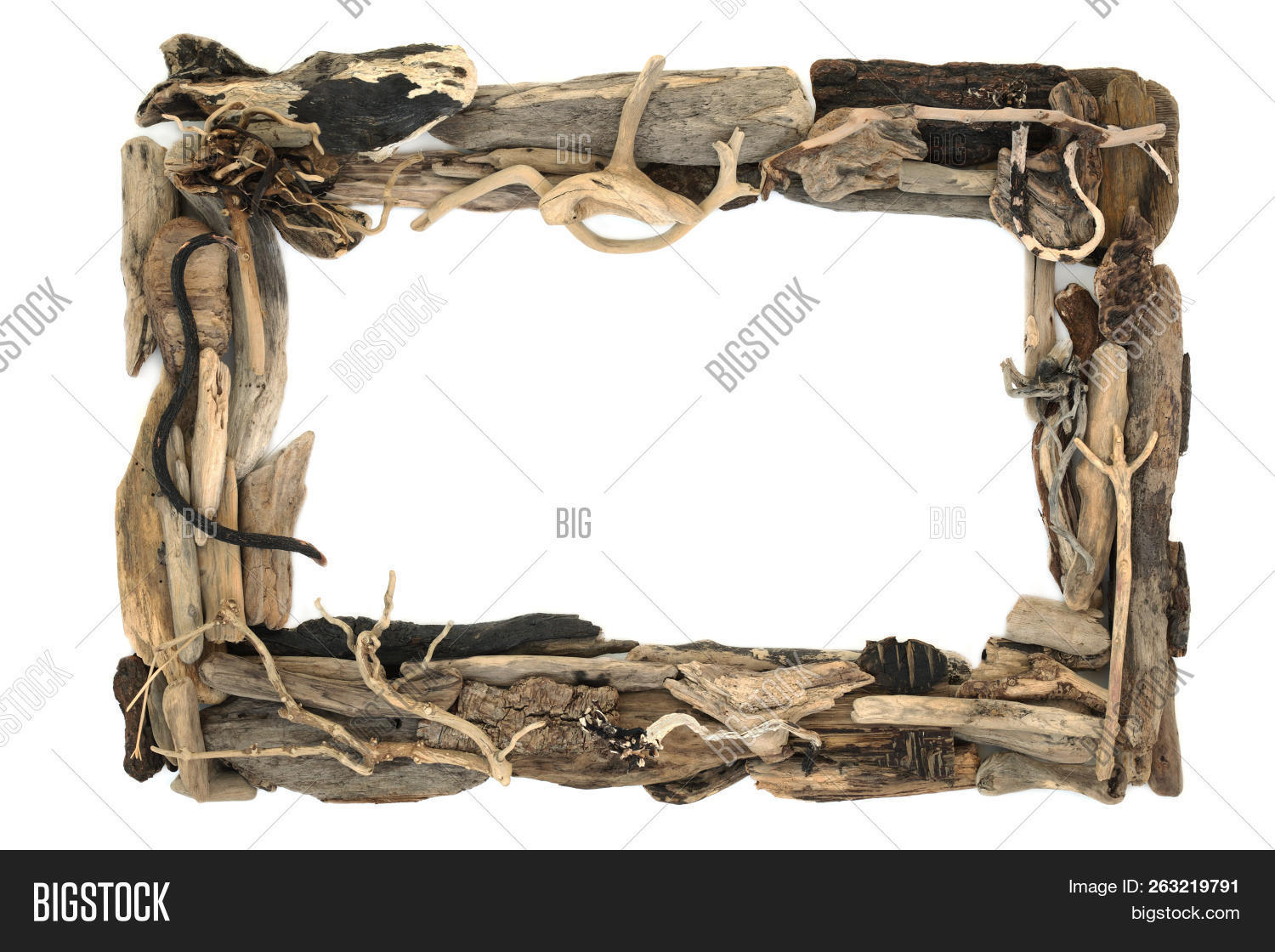 Rustic Driftwood Frame Image &amp; Photo (Free Trial) | Bigstock