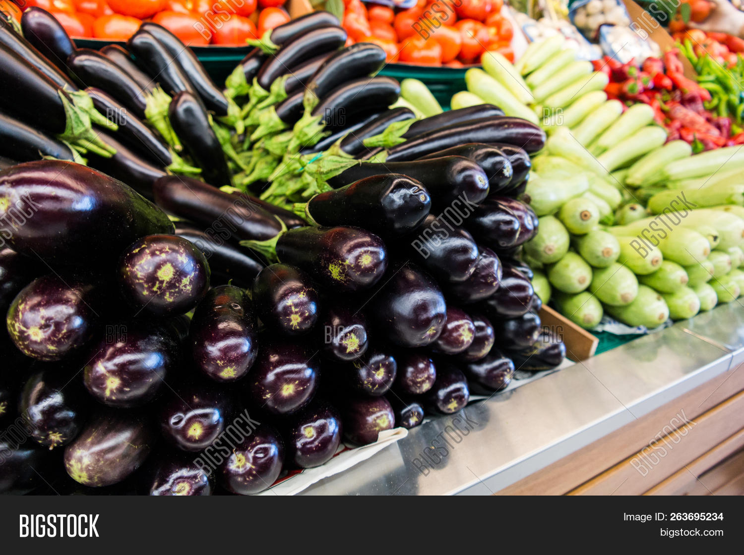 Eggplants Supermarket Image & Photo (Free Trial) Bigstock