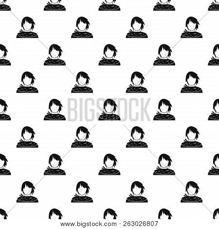 Male Shorn Pattern Seamless In Simple Style Illustration