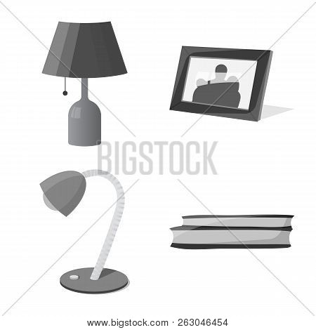 Vector Illustration Of Dreams And Night Logo. Collection Of Dreams And Bedroom Stock Symbol For Web.