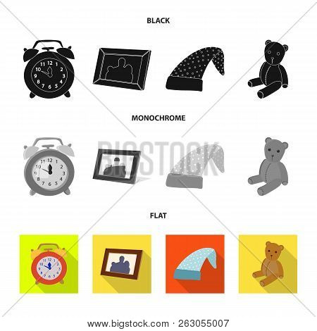 Vector Design Of Dreams And Night Symbol. Collection Of Dreams And Bedroom Vector Icon For Stock.