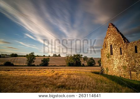 Sunset At Kilcrea Abbey In County Cork, Ireland