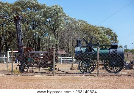 Abandoned Mining Equipment On The Sapphire Gem Fields In Australia