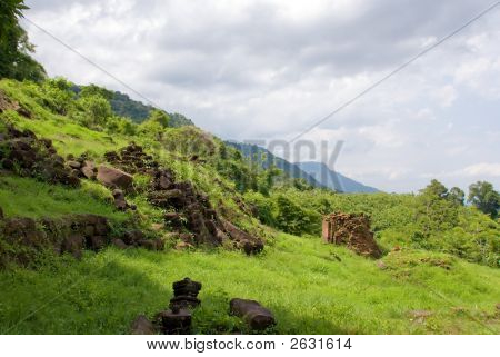 Wat Phu Champasak tempel ruiner, Laos