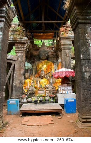 Wat Phu Champasak tempel ruiner, Laos